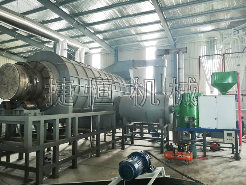 浙江炭化機(jī)現(xiàn)場(chǎng)