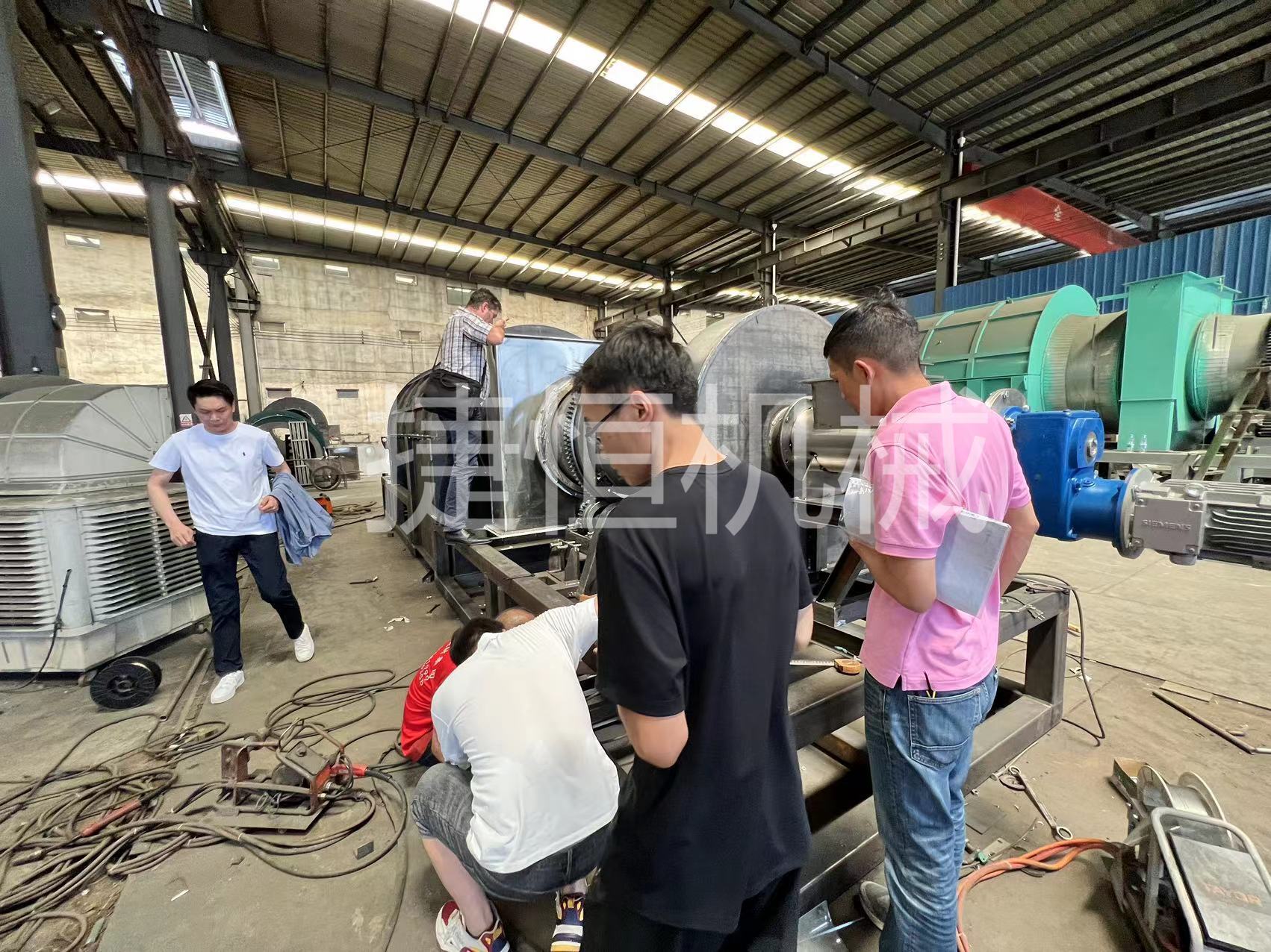 炭化機筒體材質(zhì)檢測